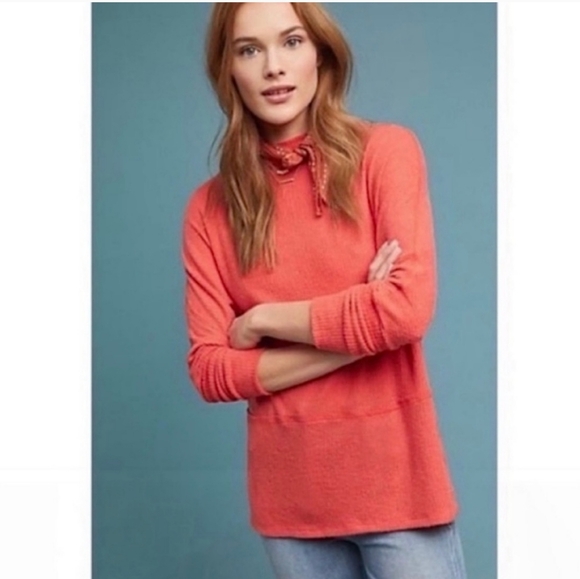 Anthropologie Tops - Eri + Ali Holdrege Mockneck Ribbed Sweater